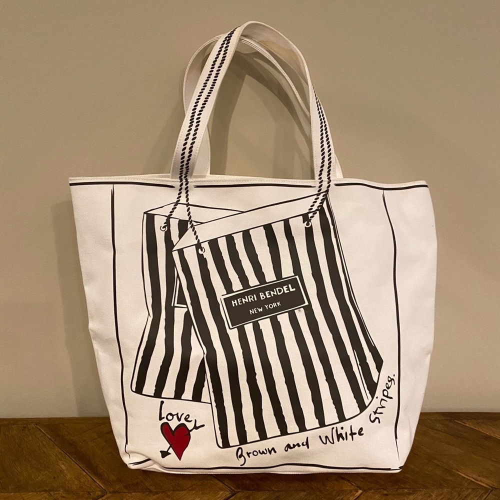 Henri Bendel Canvas Tote